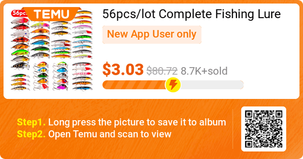 56pcs lures set