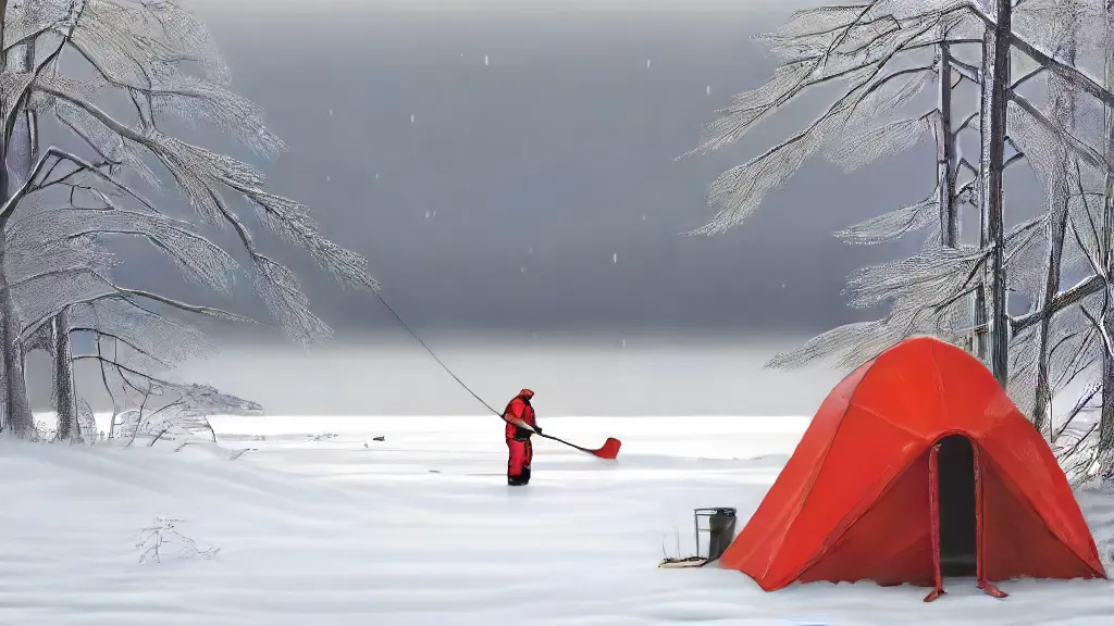 How to Anchor Ice Fishing Shelters in High Winds