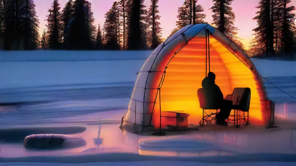 Setting Up a Portable Heater in Ice Fishing Shelters