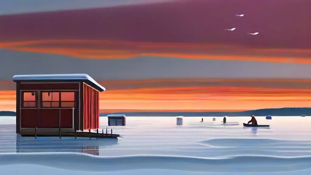 Anchoring Portable Fish Houses in Windy Conditions