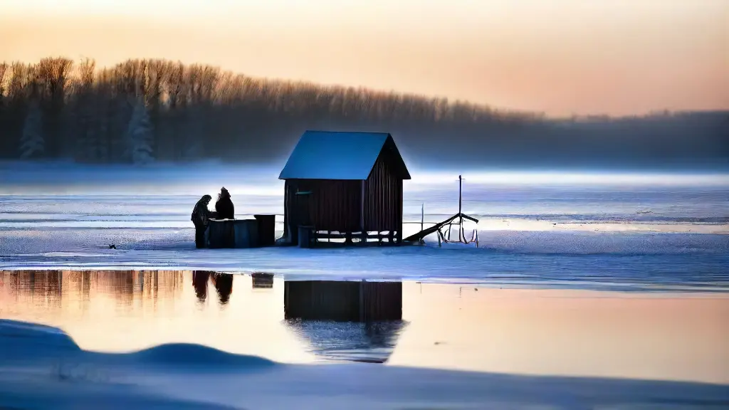 How to Set Up a Portable Fish House on Uneven Ice