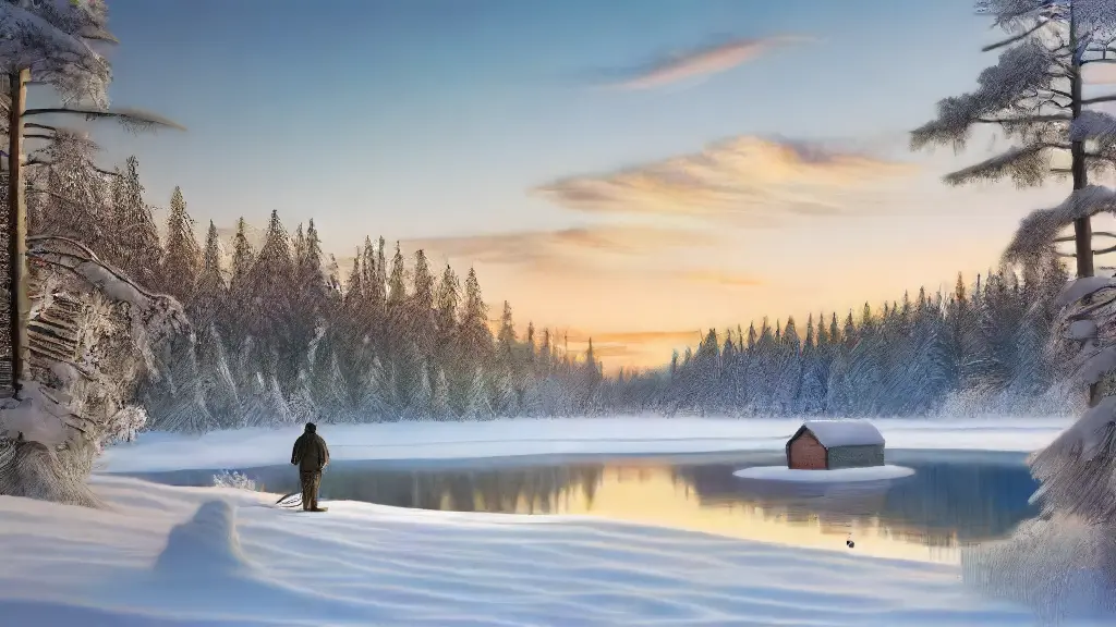 How to Set Up Portable Fish Houses in Deep Snow