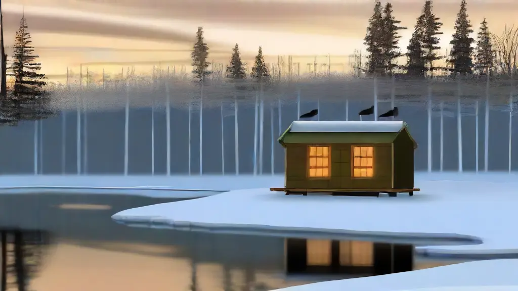 Portable Fish Houses with Integrated Storage