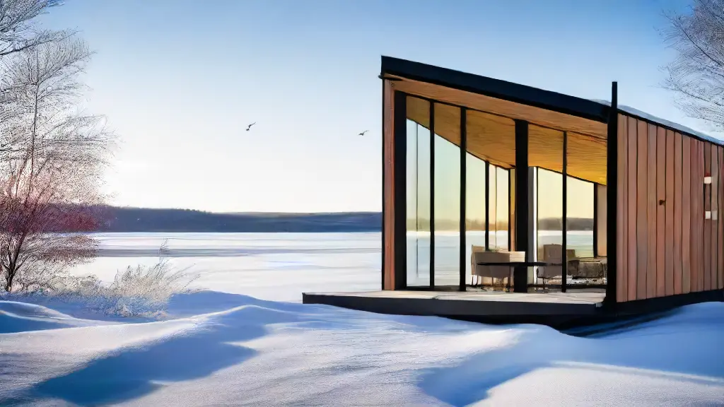 Portable Fish Houses with Windows for Better Visibility