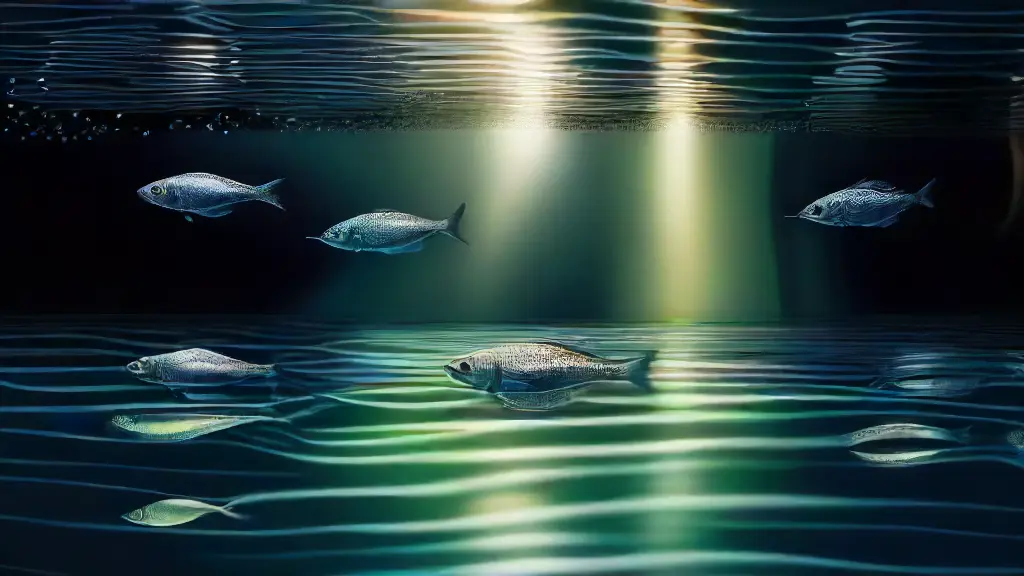 How Bait Fish Behavior Changes at Night