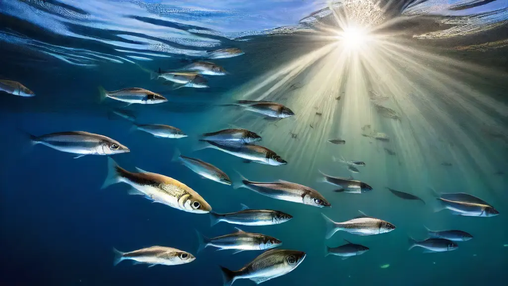 How Bait Fish React to Changes in Light